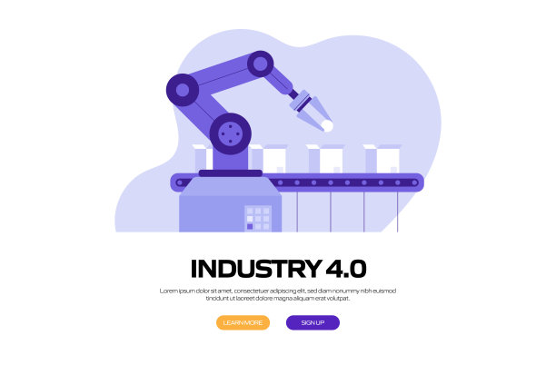 工廠(chǎng)banner插畫(huà)